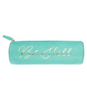 ECCOLO | Be Still Round Pouch in Teal